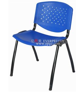 Muebles escolares Silla plegable de metal de poliéster barata Silla de Filipinas con cojín de Pu apilable - Product Image 4