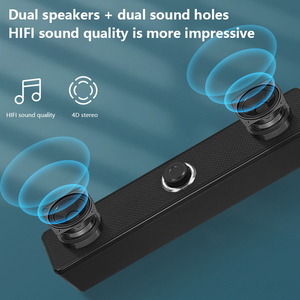 Dài Loa Núm LED Sáng USB Có Dây Loa Máy Tính Trò Chơi Âm Nhạc Loa Siêu Trầm USB Loa Có Dây - Product Image 2