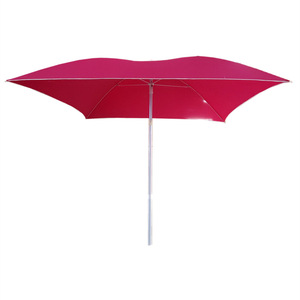 <b>Outdoor</b> Square Patio <b>Umbrella</b> Polyester Aluminum Pole Anti Uv Full Color Printing For Mall Use - Product Image 5