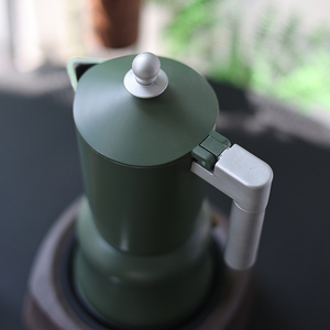 Cafetière <span class=keywords><strong>Moka</strong></span> Expresso Portable Personnalisée 3/6 Tasses avec Construction Métallique pour Cuisinières à Induction et à Gaz Compatible Vitrocéramique - Product Image 2