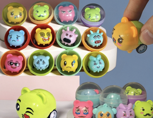 激安 カラフル ミニ 漫画風 建設車両 プルバックカー 摩擦車 プロモーションギフト - Product Image 2