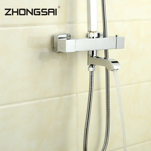 High Quality Wall Mount Chrome <strong>Thermostatic</strong> <strong>Shower</strong> Mixer <strong>Tap</strong> - Product Image 3