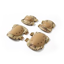 Fabrika-özelleştirilmiş taktik koruyucu diz ve dirsek pedleri açık spor alan paten ve bisiklet için Set - Product Image 2