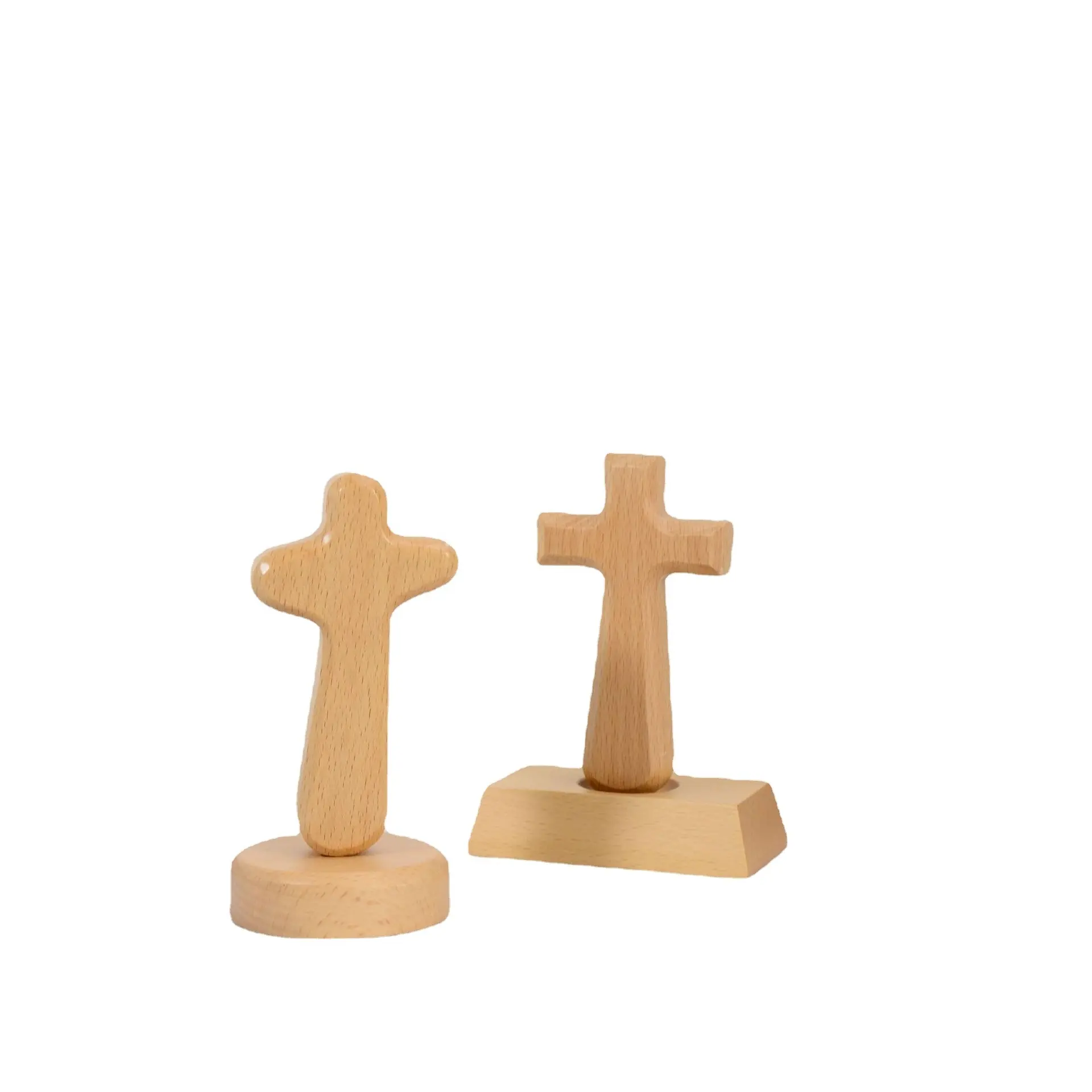 Ornements croix en bois étude bureau décoration de la maison ornements simple vent croix en bois massif