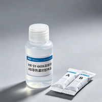 Composé de scellement thermique bicomposant HR SY-6606, résine époxy adhésive A+B pour l'encapsulation électronique
