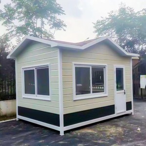 Cabine préfabriquée moderne en panneaux métalliques, structure en acier de 2270 mm, résistante au feu, maison mobile pour poste de garde ou station de repos - Product Image 2