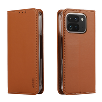 Étui de téléphone en cuir magnétique à rabat, étanche, avec protection RFID, design professionnel ABEEL, vente en gros d'usine pour Google Pixel 10 9 Pro Fold