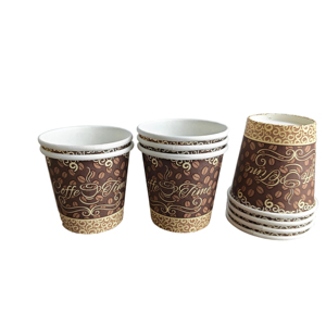 Gobelets en papier jetables personnalisés en gros pour boissons chaudes, gobelets en papier imprimés - Product Image 5