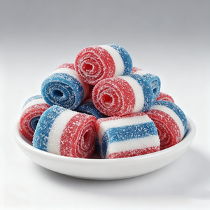 Vente en gros de <span class=keywords><strong>bonbons</strong></span> gommeux à la pectine saveur <span class=keywords><strong>gélatine</strong></span> aigre doux fruité personnalisables prix préférentiel en vrac certifié halal - Product Image 4