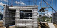 Système de coffrage en aluminium modulaire ADTO pour projet de villa