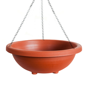 Wholesale Home Decorative Terracotta hang Pot Plastic Hanging <strong>Baskets</strong> <strong>for</strong> Flowers <strong>Plants</strong> - Product Image 1