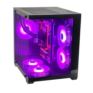 Pcooling, funda de aluminio personalizada para juegos de Pc, placa de adaptación de Torre media para juegos, Atx Micro Atx <span class=keywords><strong>Itx</strong></span>, <span class=keywords><strong>Mini</strong></span> Funda negra para ordenador de escritorio - Product Image 4