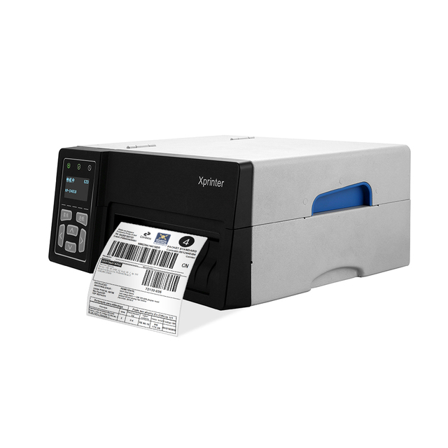 High-Speed D389B Industrial Barcode Label Printer Supermarket Logistics Barcode Sticker Printing Machine Stock Available