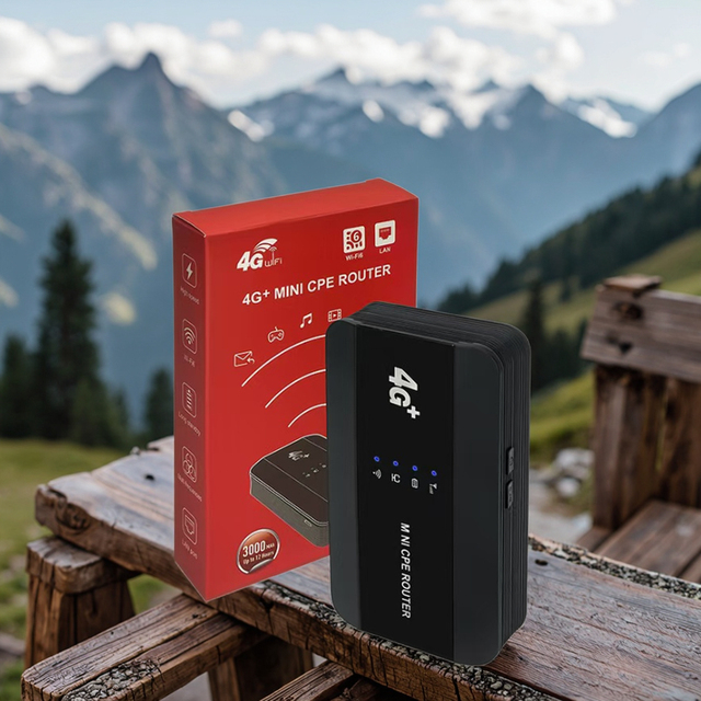 Jue Hong Factory Wi-Fi6 LAN Port 3000mAh 300Mbps Type-C Pocket Wifi 4G Router with LTE Mifis 4G Sim Card for Outdoor Use