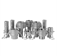 Services de coulée en acier inoxydable 316 personnalisables-connecteur rapide C + E modèle de filetage NPT à verrouillage à came pour raccords de tuyauterie à tête de gaz d'eau