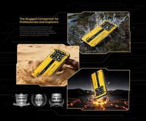 <span class=keywords><strong>โทรศัพท์</strong></span>มือถือ Dual SIM WP60 รุ่นทนทาน หน้าจอ 7.2 นิ้ว แบตเตอรี่ 10000mAh ระบบปฏิบัติการ Android 15 หน้าจอ 120Hz รองรับการชาร์จเร็ว 33W พร้อม NFC - Product Image 6