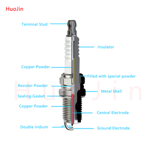 55188857 Concessionnaire Canal OEM Voiture Moteur Double Iridium Bougie D'allumage pour <span class=keywords><strong>Fiat</strong></span> - Product Image 3
