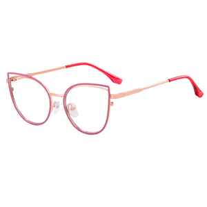 Occhiali da vista per bambini 2026 anti-luce blu, montature ottiche in metallo di tendenza con cerniera a molla, occhiali da prescrizione - Product Image 2