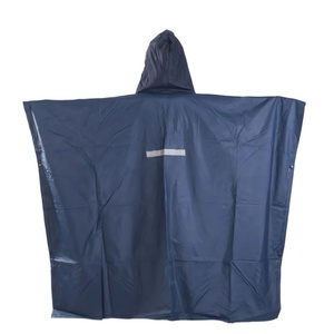 <span class=keywords><strong>Impermeable</strong></span> con Capucha Ajustable, Chaqueta <span class=keywords><strong>Impermeable</strong></span> de PVC y Poliéster con <span class=keywords><strong>Capa</strong></span> de Agua y Cinta Reflectante, Poncho para Lluvia - Product Image 1