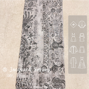 Tela Jacquard con Lentejuelas y Estampado de Totem de Pavón Entrelazado, Resistente a las Arrugas, Transpirable y Suave para Ropa de Mujer, Gran Venta - Product Image 3