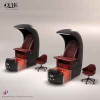Nouveau design d'équipement de beauté, fauteuils de massage pour pédicure, spa pour les pieds, OEM, couleur réglable, vibration pour salon de manucure