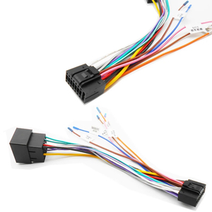 <span class=keywords><strong>Adaptateur</strong></span> de faisceau de câblage ISO, pour <span class=keywords><strong>autoradio</strong></span> Android <span class=keywords><strong>2</strong></span> <span class=keywords><strong>Din</strong></span> avec 16 broches, câble électrique automobile, Plug and Play - Product Image 1