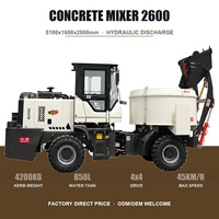Produit phare : Camion malaxeur à béton 4x4, type portable, auto-chargeur, conception compacte pour usage agricole