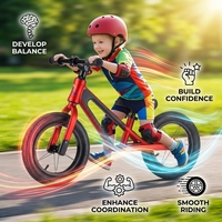 Vélo d'équilibre personnalisé à marque privée de 12 pouces, matériaux écologiques, léger et réglable