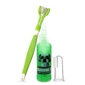 Kit de Pasta Dental y Cepillo de Dientes Portátil y Ecológico para Perros, Cuidado Bucal Avanzado - Product Image 3