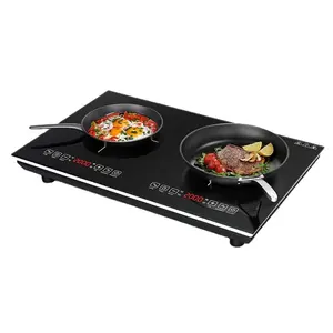 Nouveau design fait induction tactile et plaque de cuisson en céramique induction de cuisinière commerciale domestique