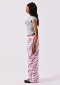 Conjunto de Sudadera con Capucha y Pantalones Deportivos para Mujer, Personalizado, Rosa con Puntos, Sostenible, Premium, con Forro Polar, Mezcla de Algodón, Corte Holgado - Product Image 6