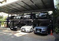 Sistema de Estacionamento Vertical de 2 Postos com Capacidade de 6.000 lb, Elevador de Estacionamento para 2 Níveis