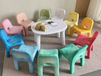 Prix de gros usine – Ensemble table et chaises modernes en plastique, sûrs, durables et écologiques pour enfants, idéal pour l'école