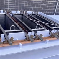 Machine de récupération d'étain par électrolyse contrôlée par PLC, écologique, pour le raffinage de l'étain de haute pureté à partir des eaux usées de circuits imprimés, sans cyanure