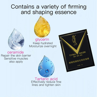 Masque pour le menton et les joues, hydratant, raffermissant, liftant, amincissant, ligne en V, collagène, masque hydrogel pour le menton