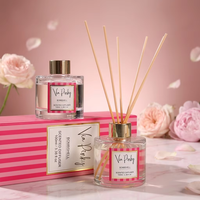 Diffuseur d'ambiance de luxe Via Pinky 100ml, senteur florale et fruitée, diffuseur à bâtonnets parfumés, ventes flash
