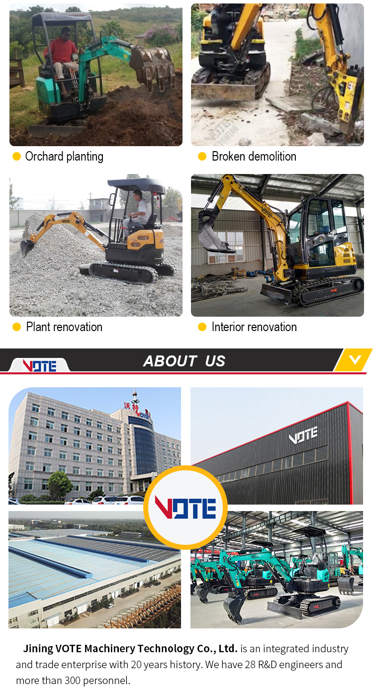 Mini excavator 5 ton mini digger high quality produced digger China excavators 5 ton approved by CE certificate