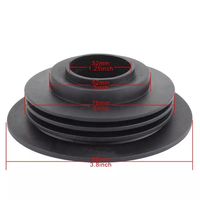 SKYEARTH Offre d'usine : Cache-poussière universel en caoutchouc noir 12V pour phares LED de voiture, double lampe, avec joint d'étanchéité