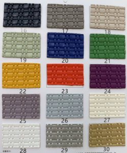 Tissé 0.8mm Faux cuir pour sacs couleur unie écologique en relief <span class=keywords><strong>PU</strong></span> pour siège de voiture et rembourrage à des fins décoratives à la mode - Product Image 6