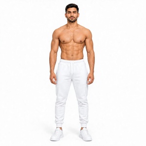 Pantalon de jogging unisexe, nouveau modèle ample et respirant, style vintage, 100% coton, toile polaire, délavage moyen, décontracté pour hommes et femmes - Product Image 1