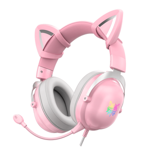 Audífonos para Juegos <span class=keywords><strong>ONIKUMA</strong></span> <span class=keywords><strong>X11</strong></span> Cat Casque, RGB, Cableados, Estéreo, para PC, con Micrófono - Product Image 2