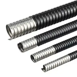 10 мм 15 мм 20 мм 25 мм 32 мм защита кабеля с ПВХ покрытием гибкие металлические гофрированные электрические трубопроводы шланги