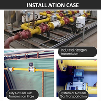 Alat Ukur Aliran Turbin Gas Baja Tahan Karat untuk Sistem Industri Udara Terkompresi & Nitrogen