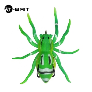 5cm 6.5g Bionics Soft Spider Design <span class=keywords><strong>Leurre</strong></span> <span class=keywords><strong>araignée</strong></span> pour <span class=keywords><strong>leurre</strong></span> de pêche Perle intégrée avec crochet - Product Image 4