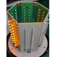 Diode LED jaune 5 mm 590-595 nm ultra-lumineuse avec lentille ronde de 45 mm pour feux de signalisation et avertisseurs lumineux stroboscopiques