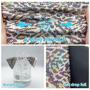 ชุดว่ายน้ำผ้าฟอยล์พิมพ์ลายกลิตเตอร์ผ้าไนลอนยืดหยุ่นสีสันสดใสผ้าสแปนเด็กซ์กลิตเตอร์ผ้าสำหรับใส่เต้นชุดบิกินี่ - Product Image 2