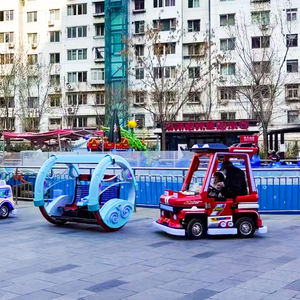HAOJILE Outdoor Happy Swing Car 360 Rolling Car Niños Adultos Equipo de entretenimiento Centro comercial Parque de atracciones Rotating <span class=keywords><strong>Leswing</strong></span> - Product Image 5