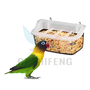 Vogelfutterspender Spritzwassergeschützte Vogelfutterschalen aus Kunststoff für Käfige Futterspender Taubenfutterspender zum Verkauf - Product Image 1