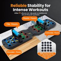 Kit de fitness portable pour pompes avec bandes de résistance et coussinets antidérapants pour l'entraînement de force des 28 groupes musculaires à domicile