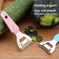Éplucheur manuel multifonction en acier inoxydable, outil de raclage pour la canne à sucre, les fruits, les melons, les pommes de terre - Gadget de cuisine indispensable